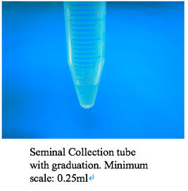 Non Spermicidal Semen Collection Device With Semen Collection Condom / Tube