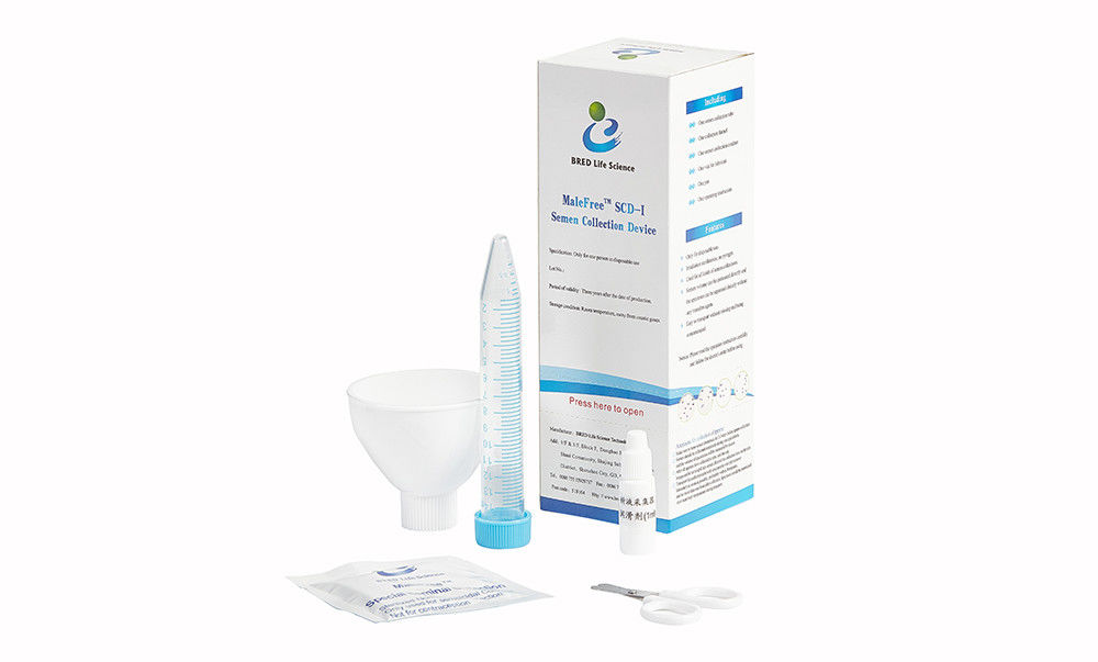 SCD-I Semen Collection Kit Non Spermicidal Material  For IVF / Infertility Diagnosis
