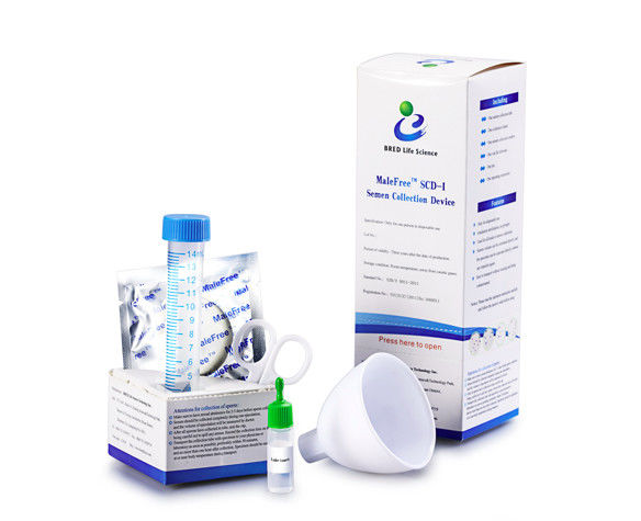 Non Spermicidal Semen Collection Device With Semen Collection Condom / Tube